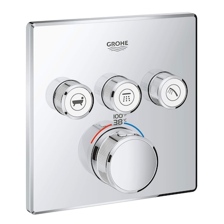 Grohe Grohtherm Smartcontrol Triple Function Therm Trim, Gold 29142GN0